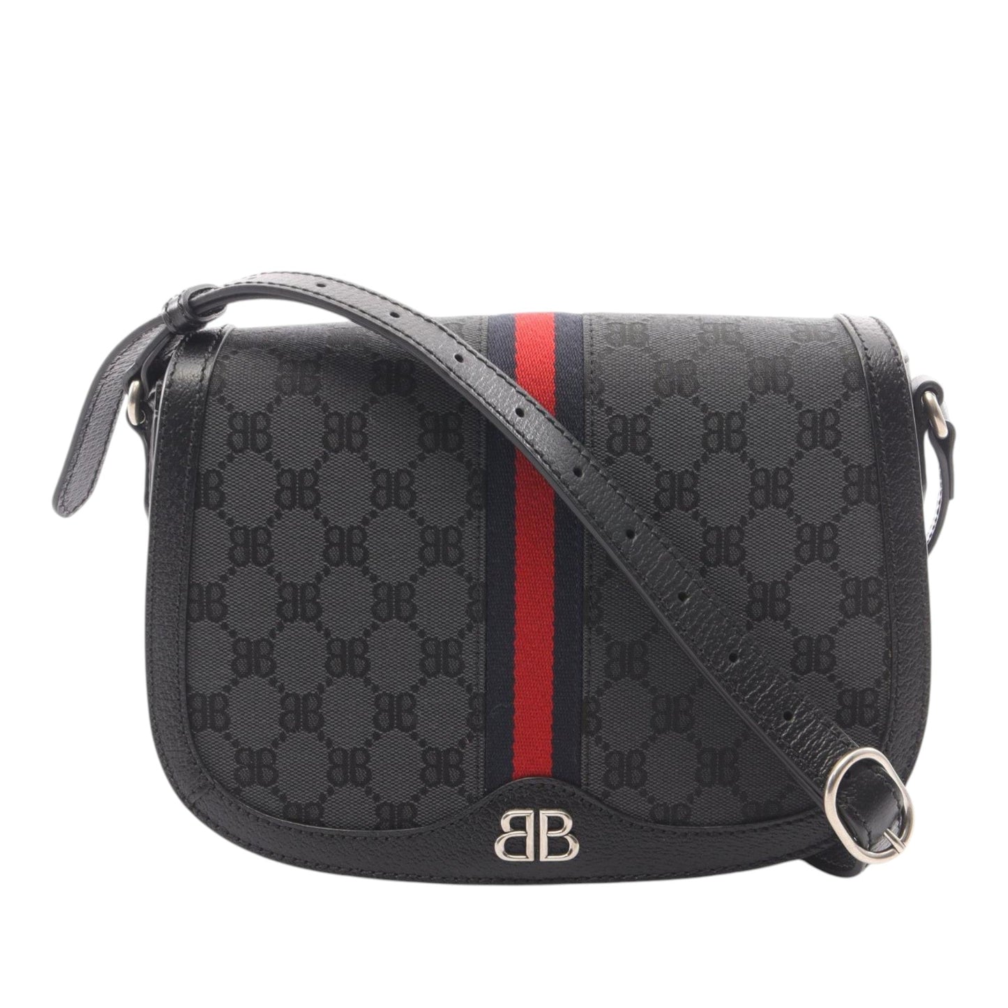 Balenciaga The Hacker Project BB Canvas Web Ophidia Crossbody