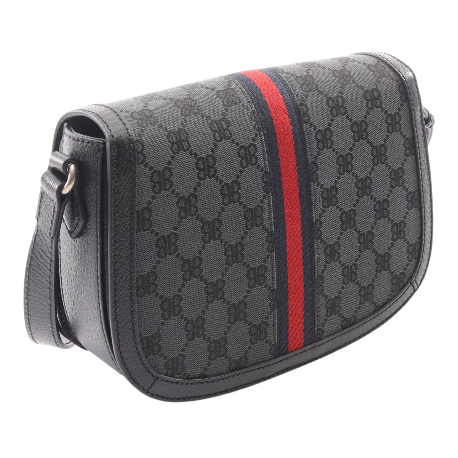 Balenciaga The Hacker Project BB Canvas Web Ophidia Crossbody