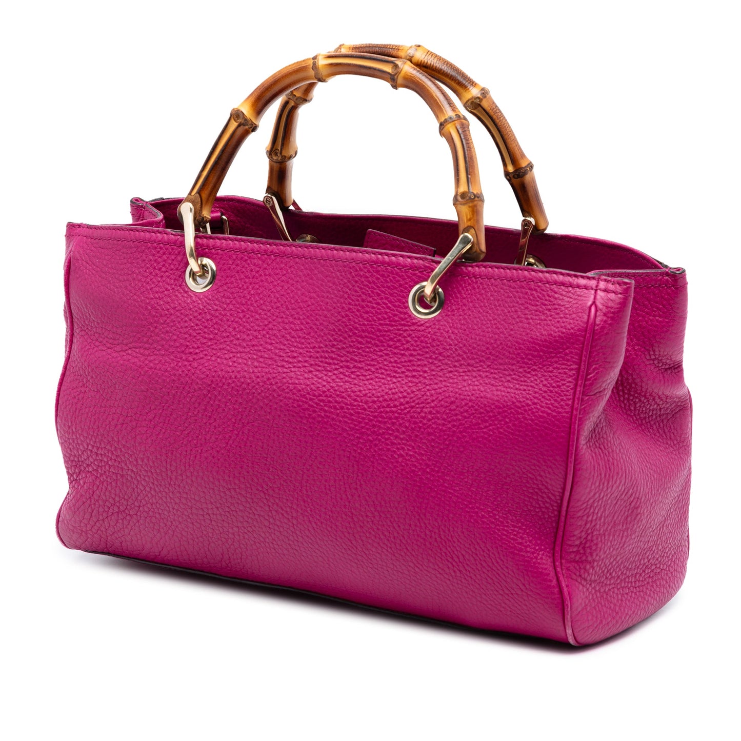Gucci Medium Calfskin Bamboo Shopper Satchel