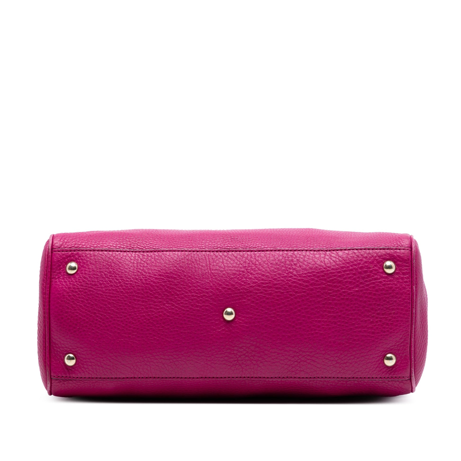 Gucci Medium Calfskin Bamboo Shopper Satchel