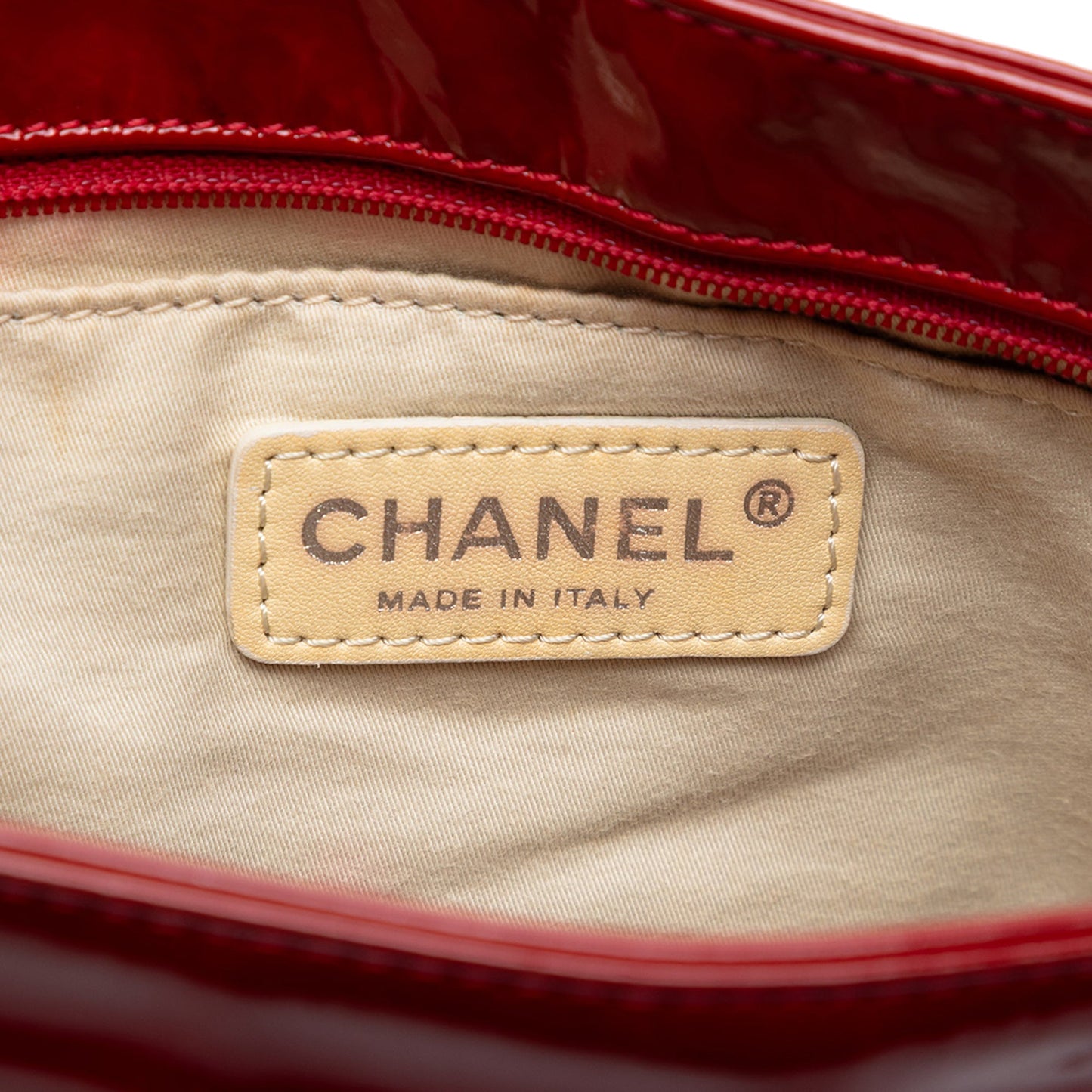 Chanel CC Quilted Patent Chain Shoulder Bag