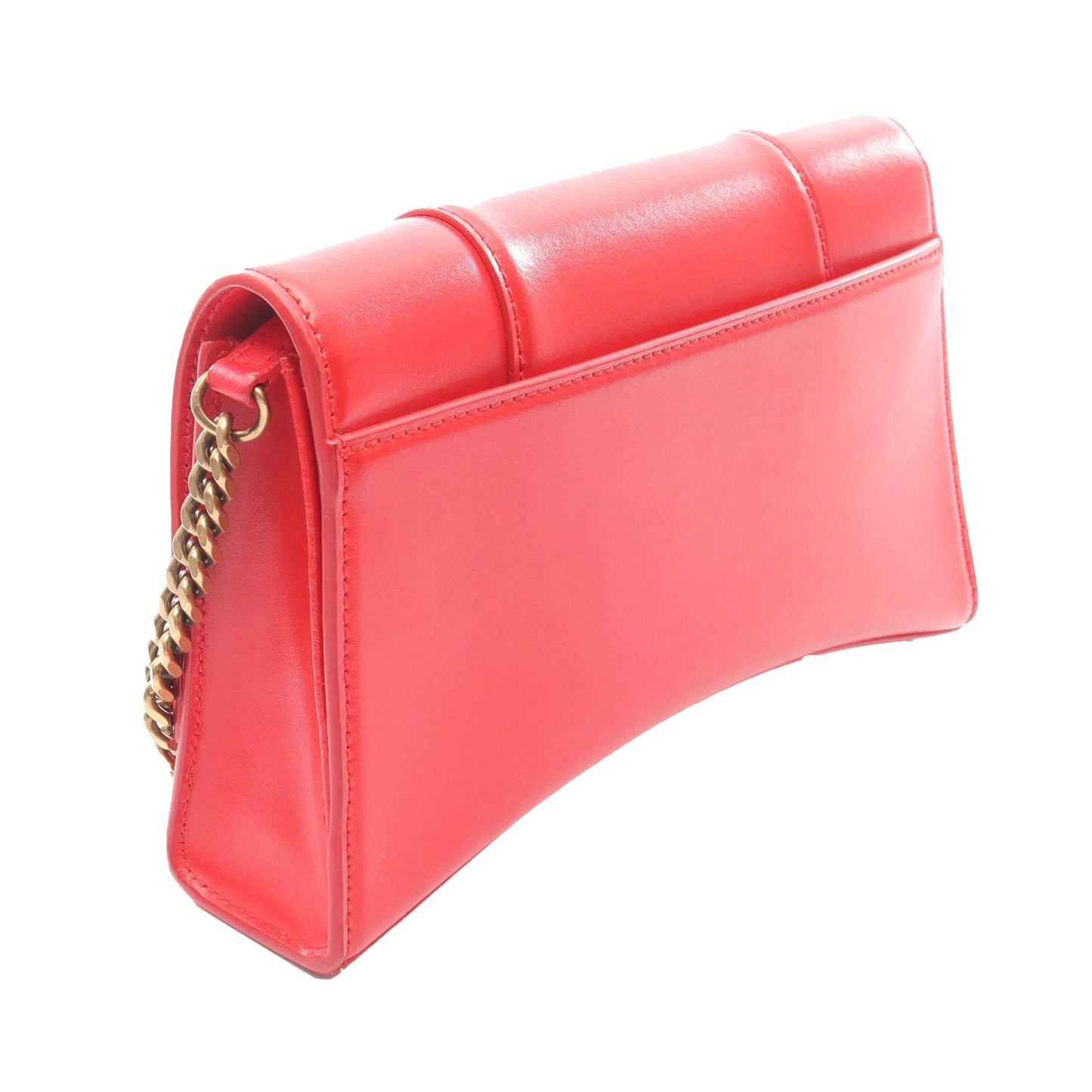 Balenciaga Calfskin Hourglass Wallet On Chain