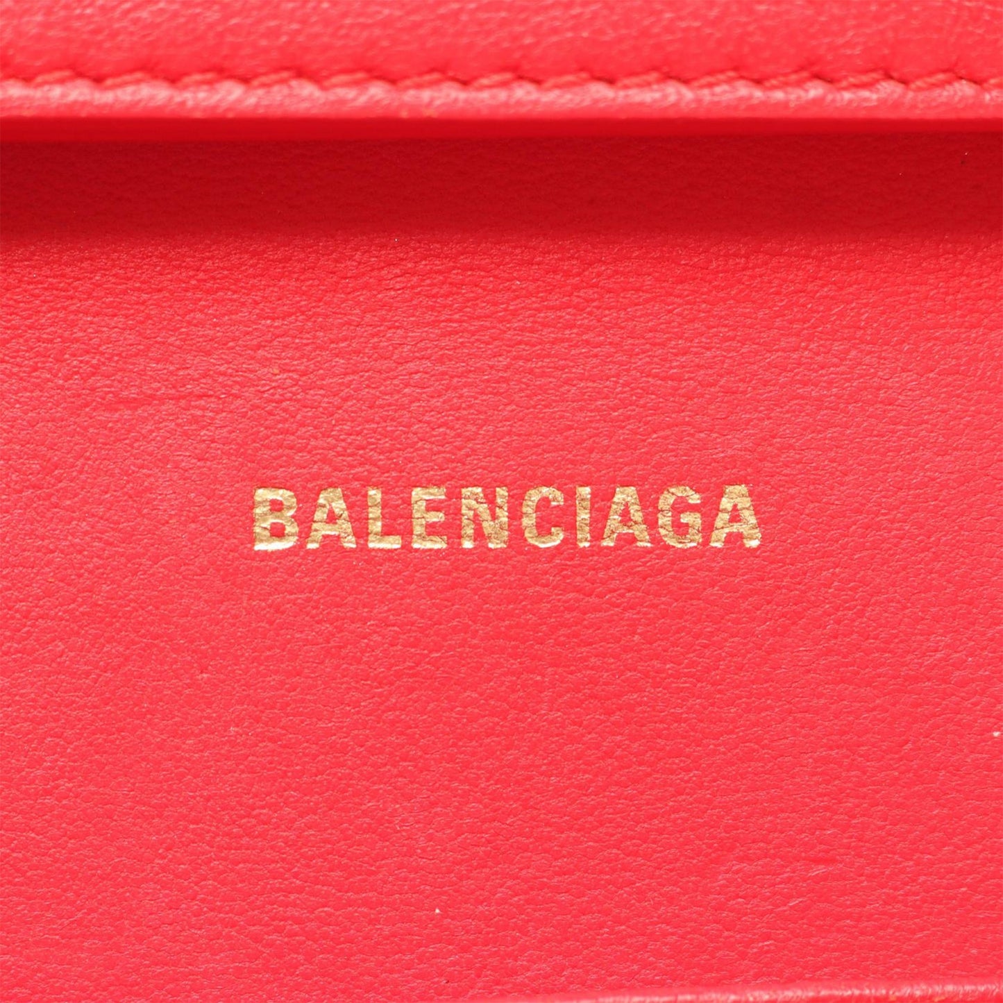 Balenciaga Calfskin Hourglass Wallet On Chain