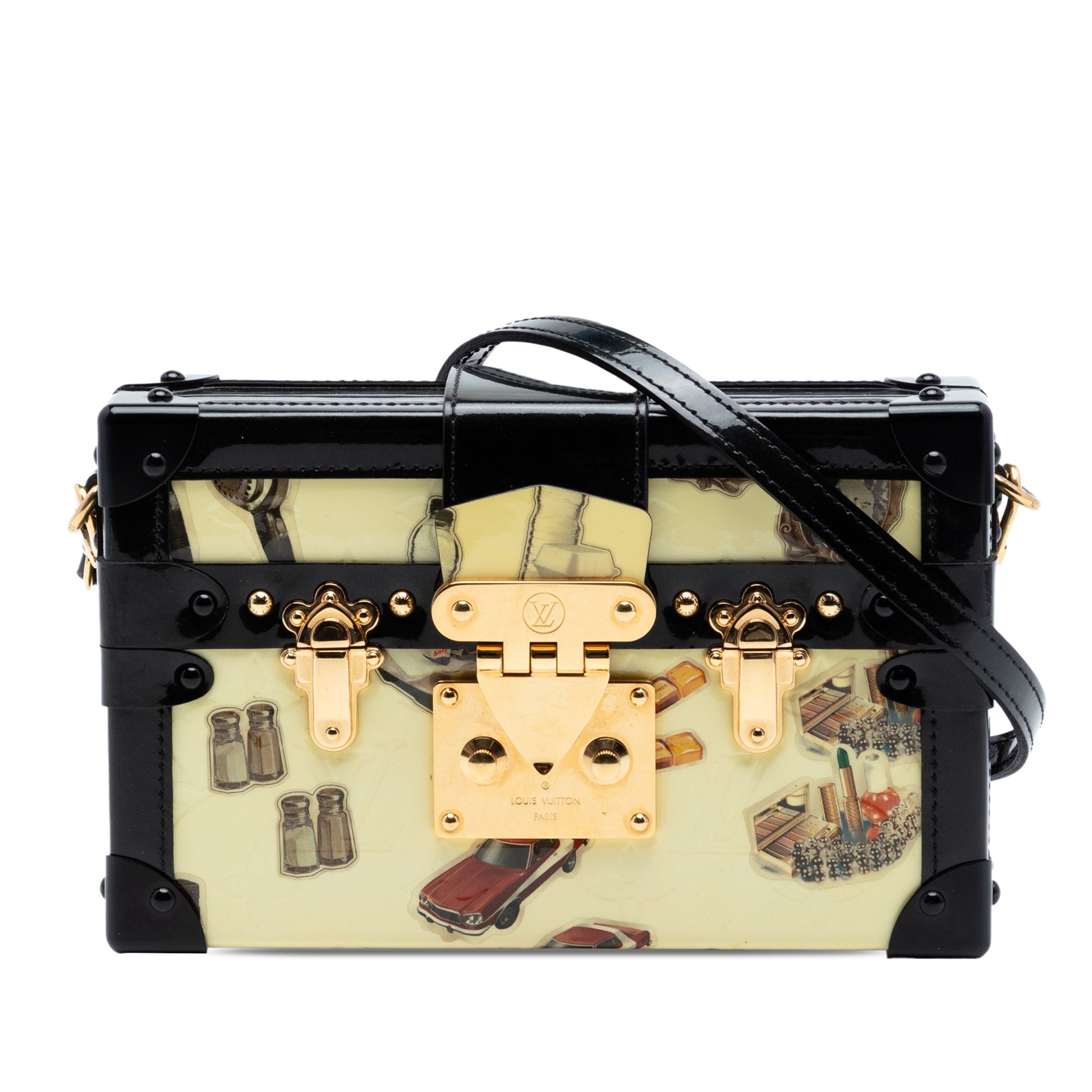 Louis Vuitton Monogram Vernis Stickers Petite Malle