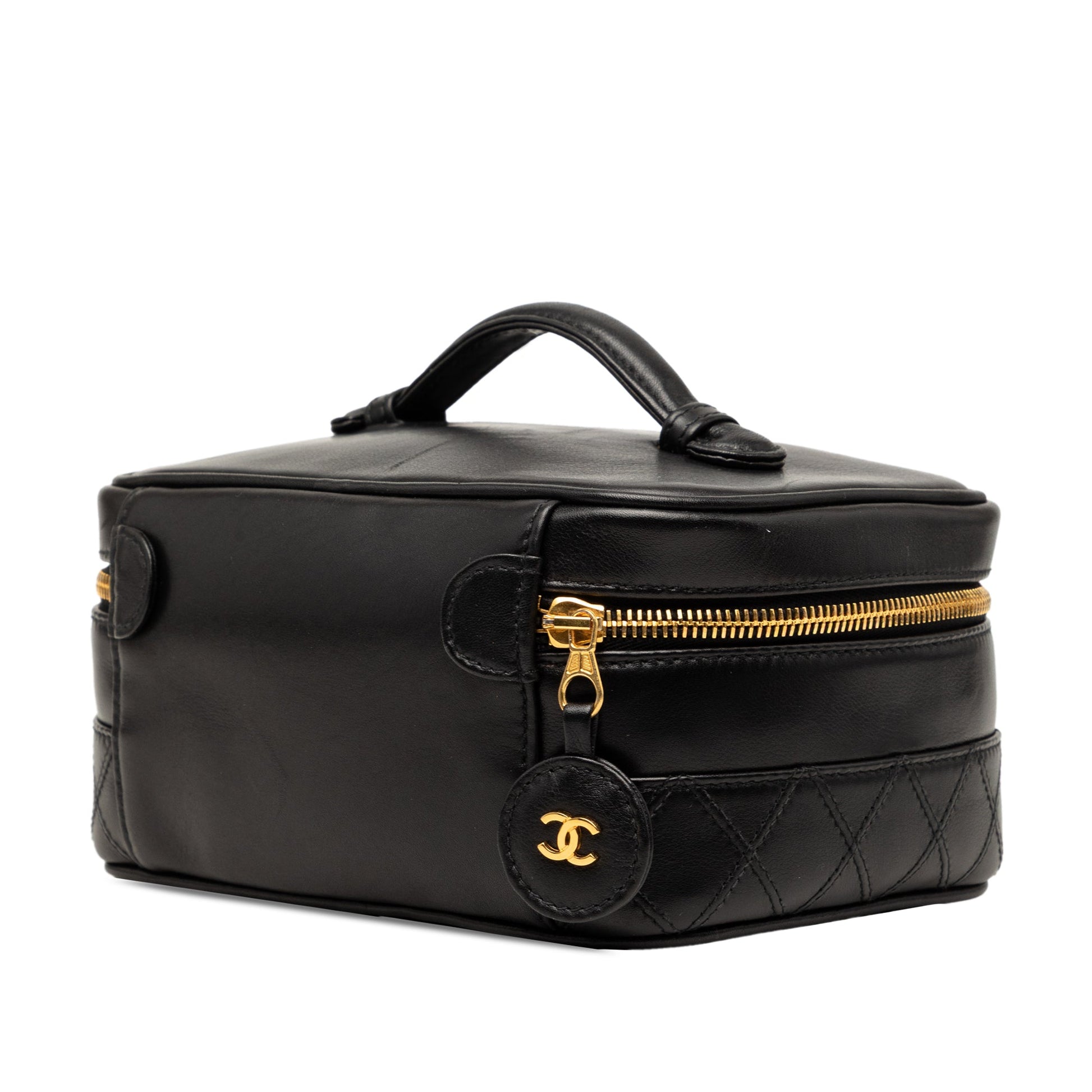 Chanel CC Quilted Lambskin Vanity Bag