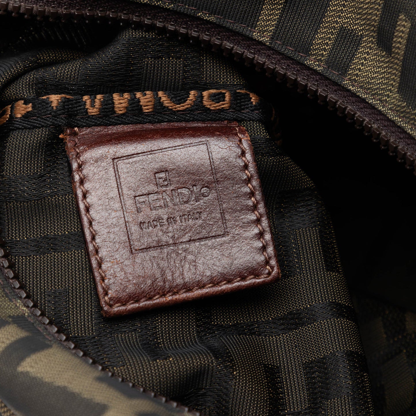 Fendi Mini Zucca Canvas Handbag