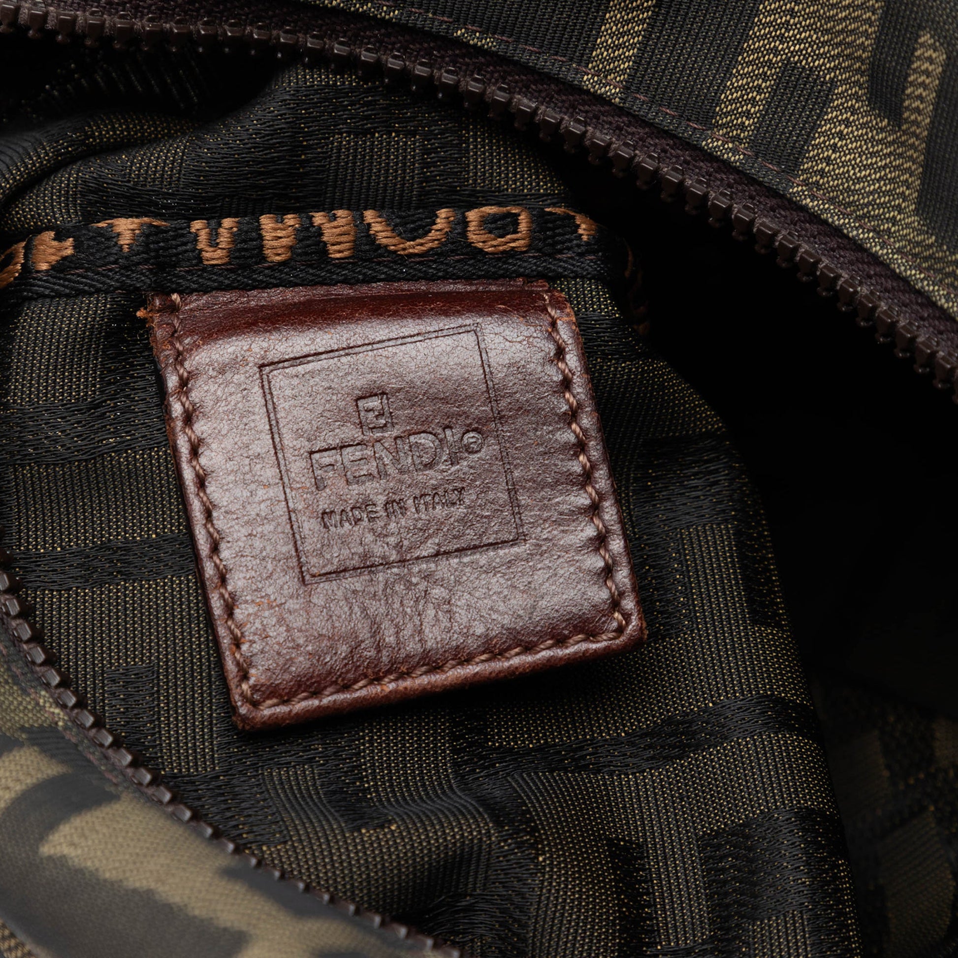Fendi Mini Zucca Canvas Handbag