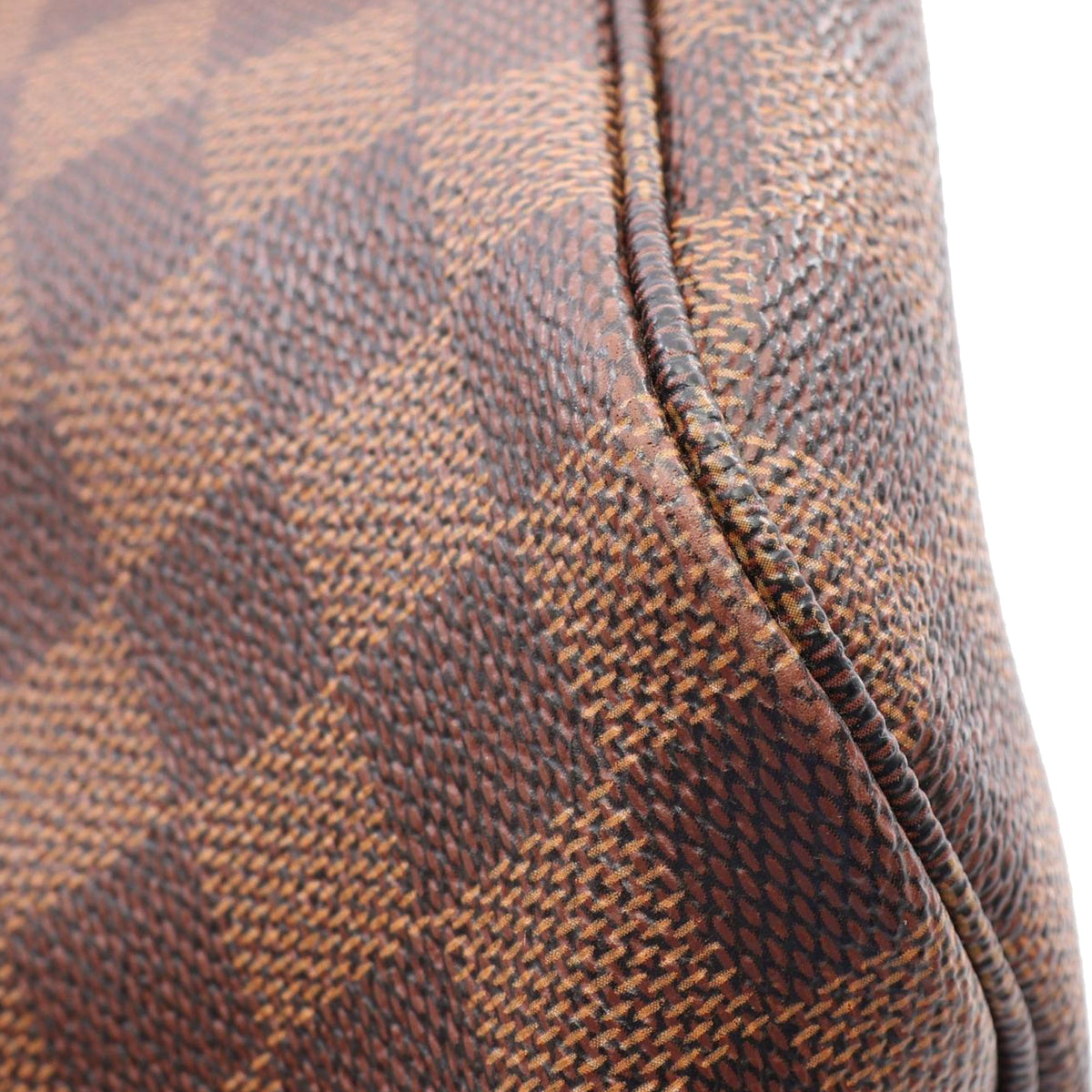 Louis Vuitton Damier Ebene Neverfull PM — Brown