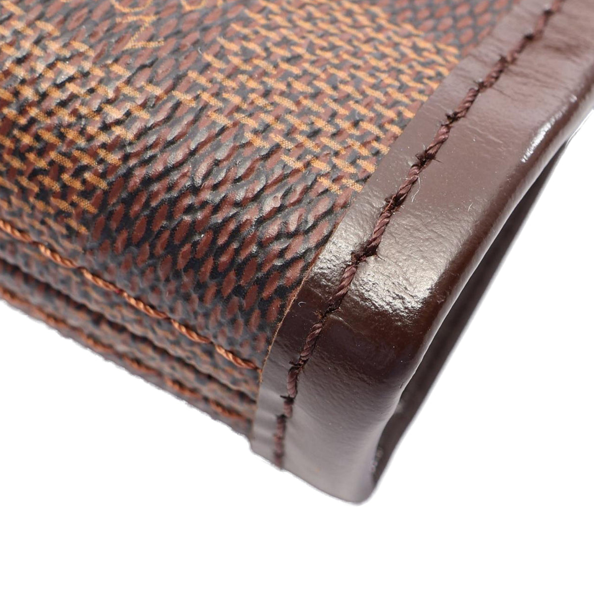 Louis Vuitton Damier Ebene Neverfull PM — Brown