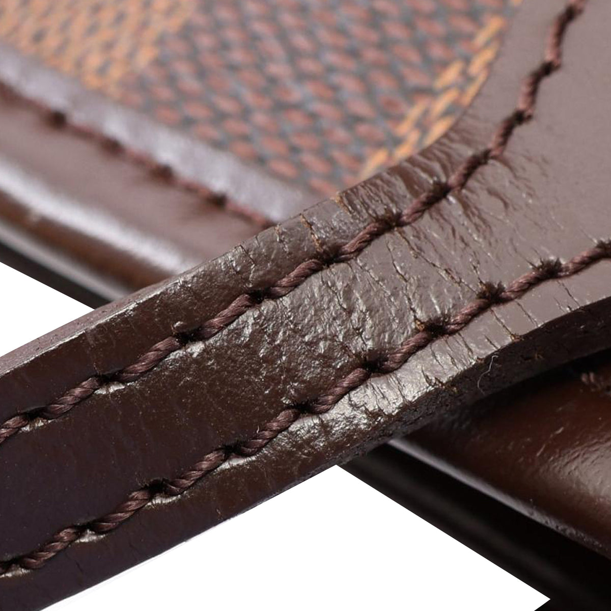 Louis Vuitton Damier Ebene Neverfull PM — Brown