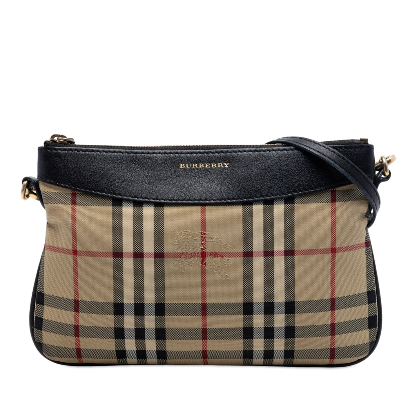 Burberry Haymarket Check Canvas Peyton Crossbody