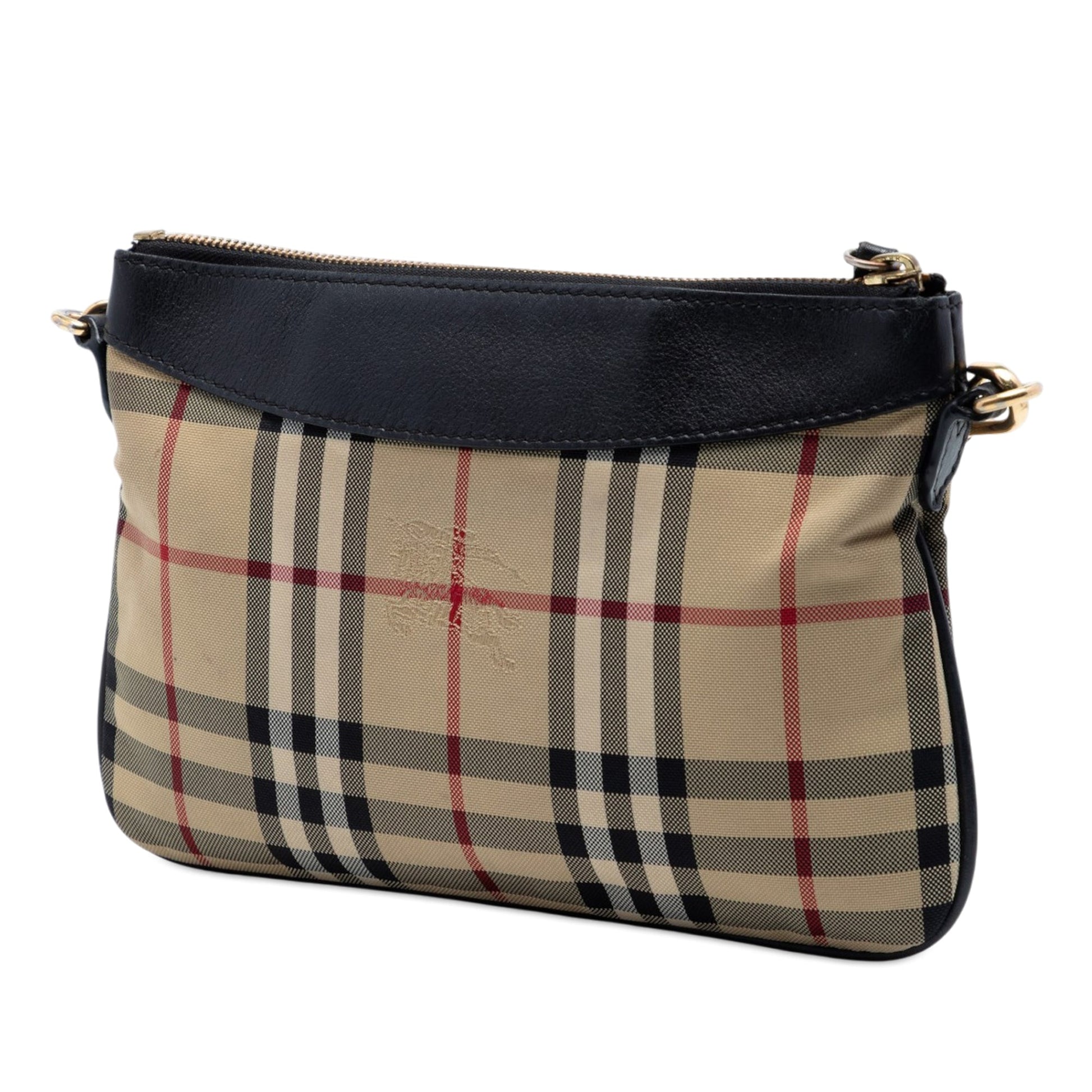 Burberry Haymarket Check Canvas Peyton Crossbody