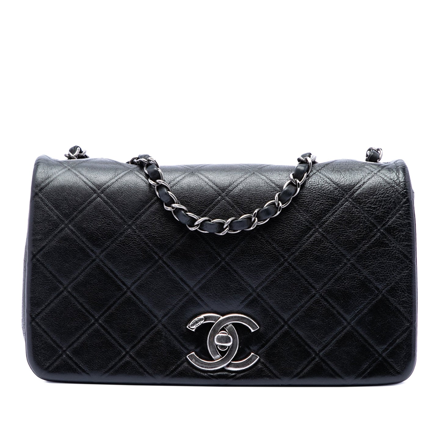 Chanel Medium Diamond Embossed Calfskin New Chic Flap