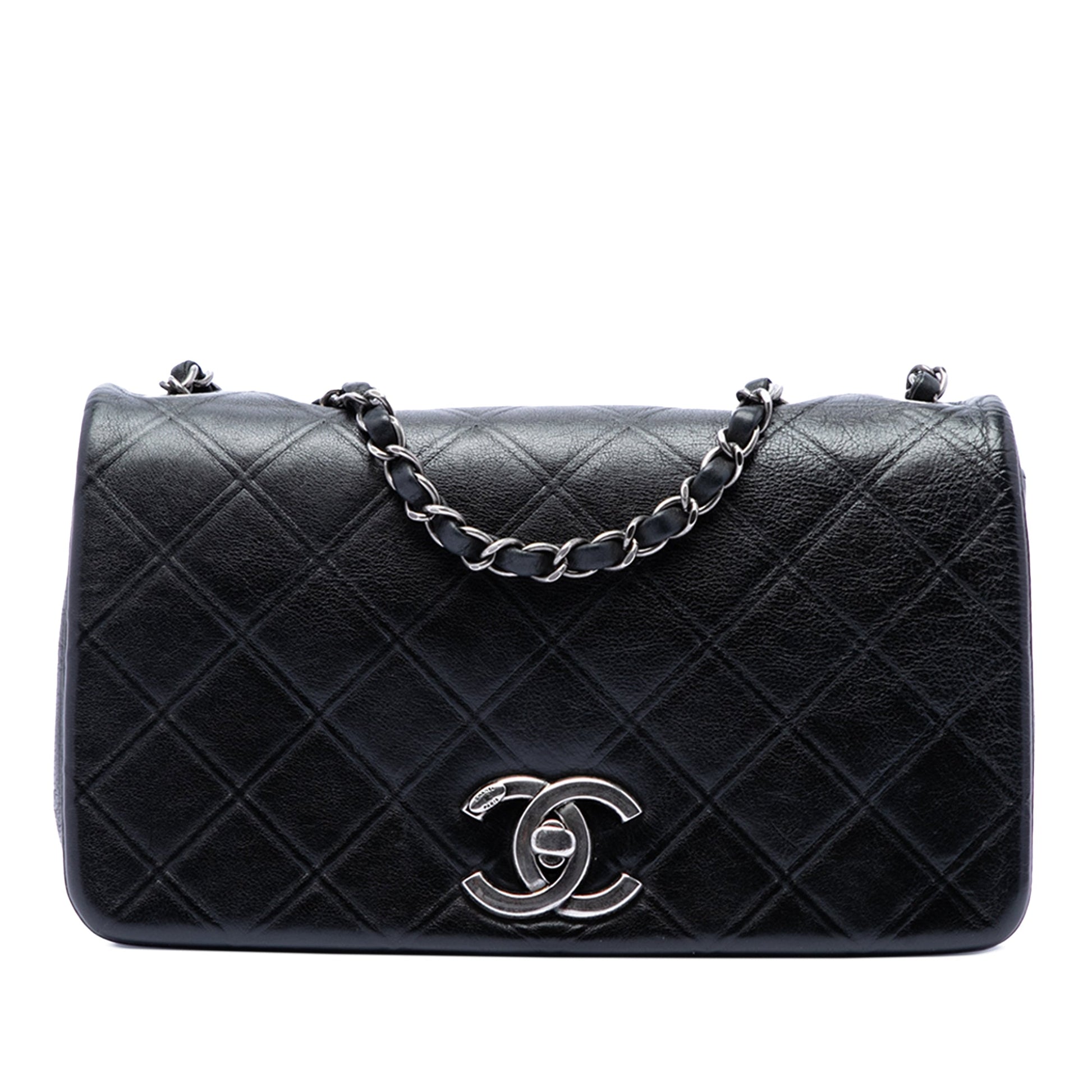 Chanel Medium Diamond Embossed Calfskin New Chic Flap