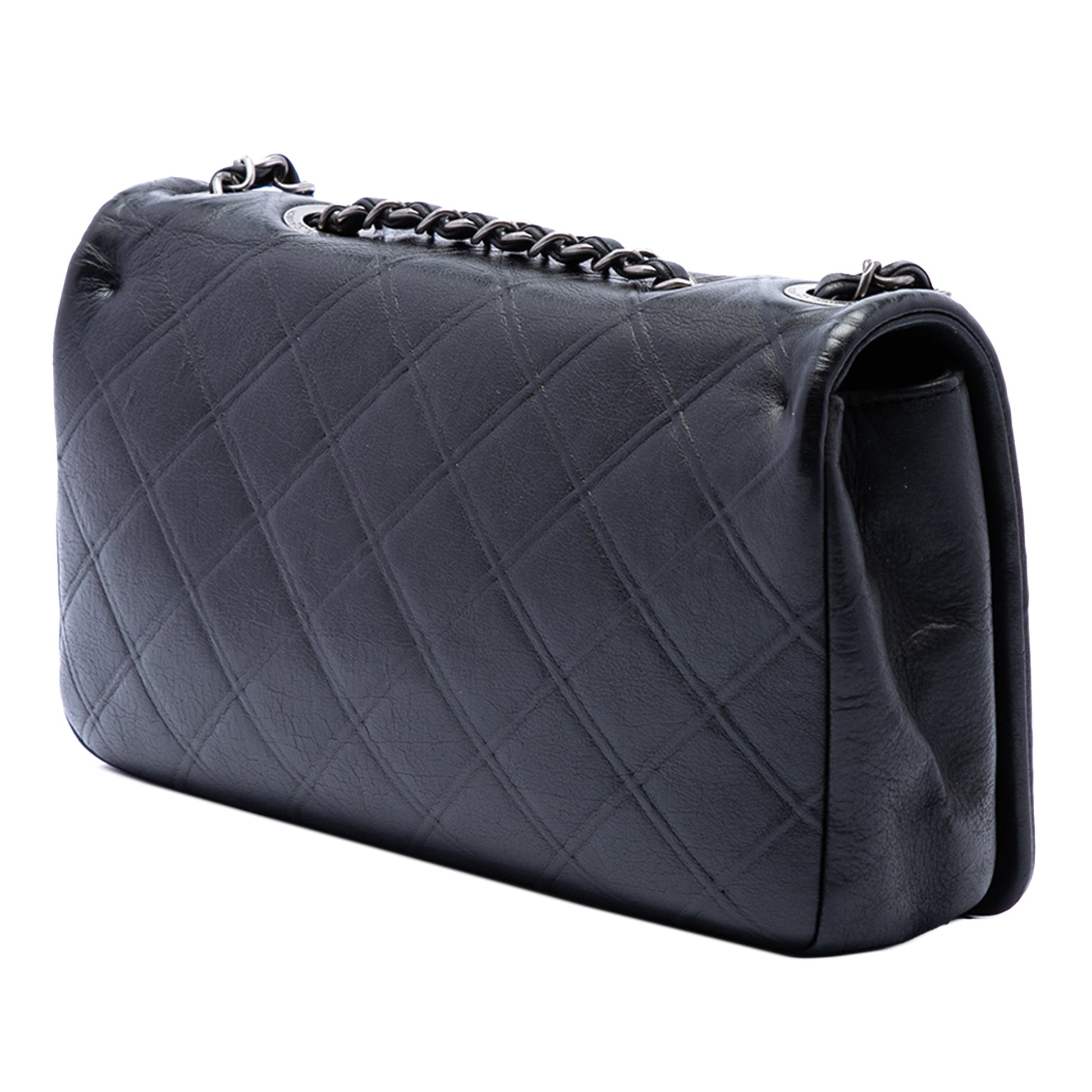 Chanel Medium Diamond Embossed Calfskin New Chic Flap