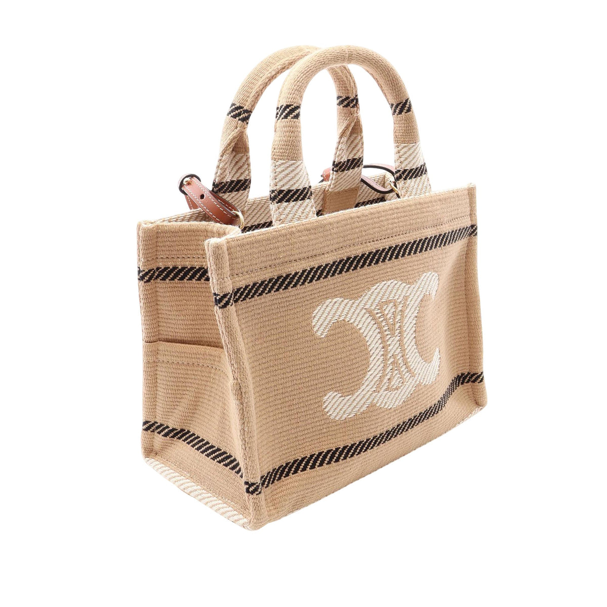 Celine Small Canvas Triomphe Cabas Thais Tote