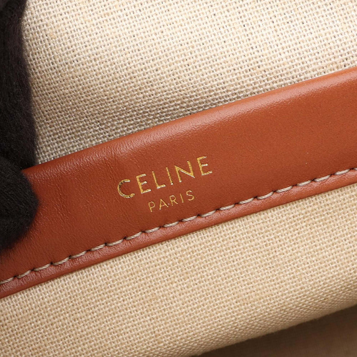 Celine Small Canvas Triomphe Cabas Thais Tote