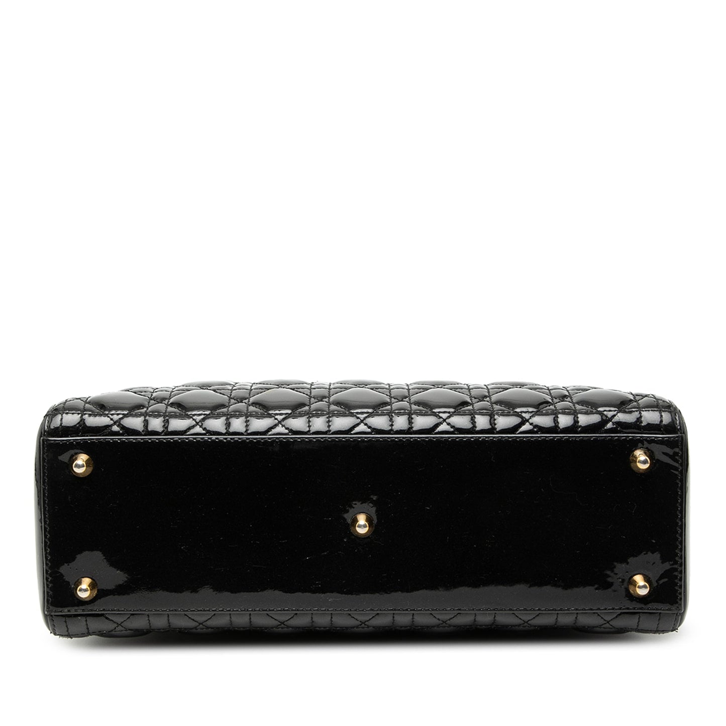Dior Large Patent Cannage Lady Dior