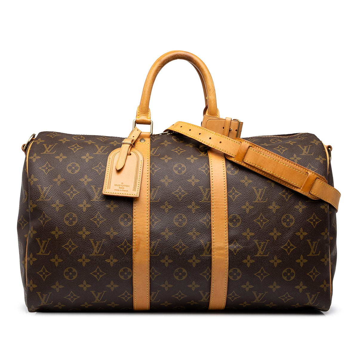 Louis Vuitton Monogram Keepall Bandouliere 45 — Brown