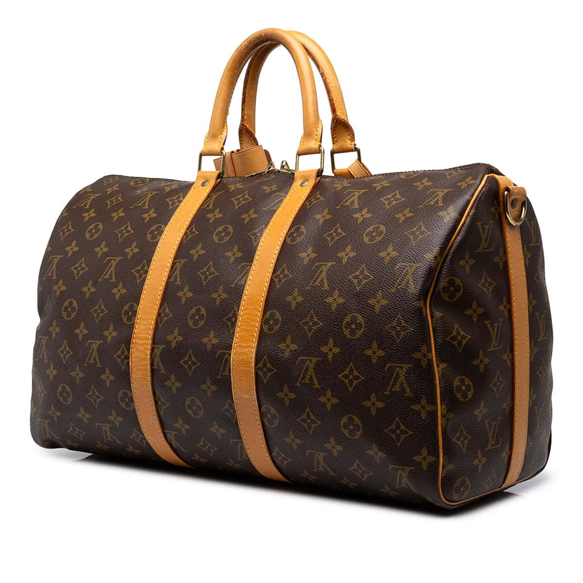 Louis Vuitton Monogram Keepall Bandouliere 45 — Brown