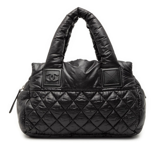 Chanel Small Quilted Nylon Coco Cocoon Tote
