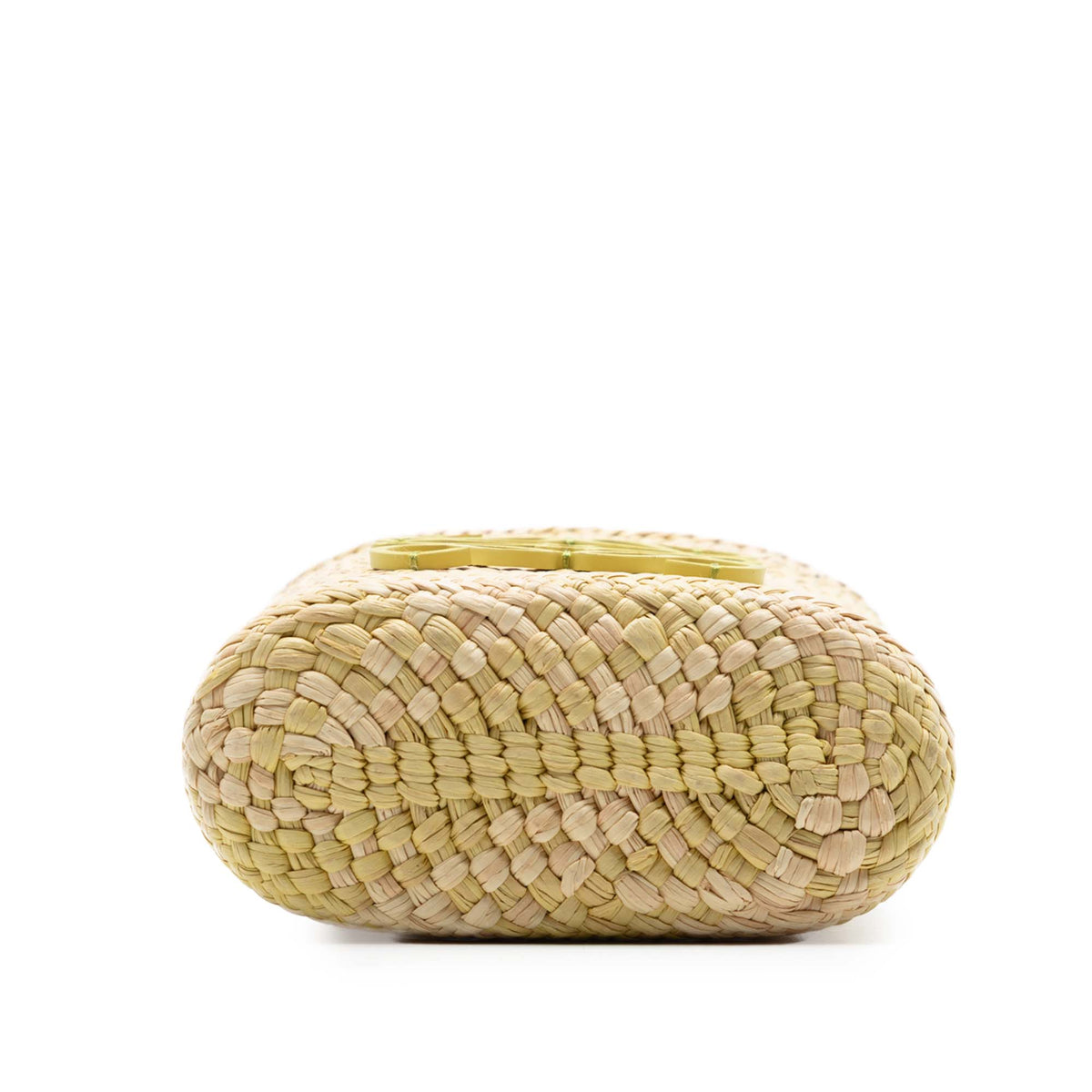 LOEWE Paulas Ibiza Raffia Anagram Square Pocket Bucket Bag