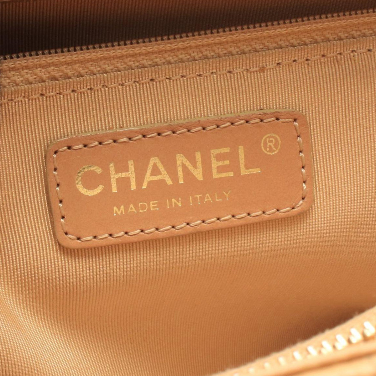 Chanel Caviar Grand Shopping Tote — Brown