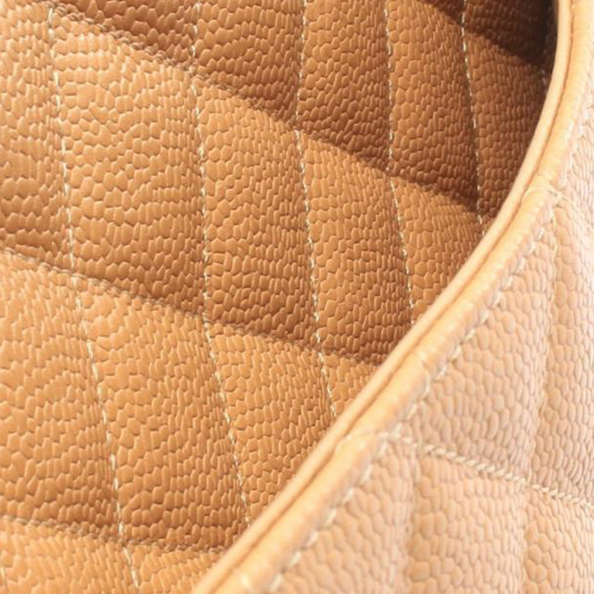 Chanel Caviar Grand Shopping Tote — Brown