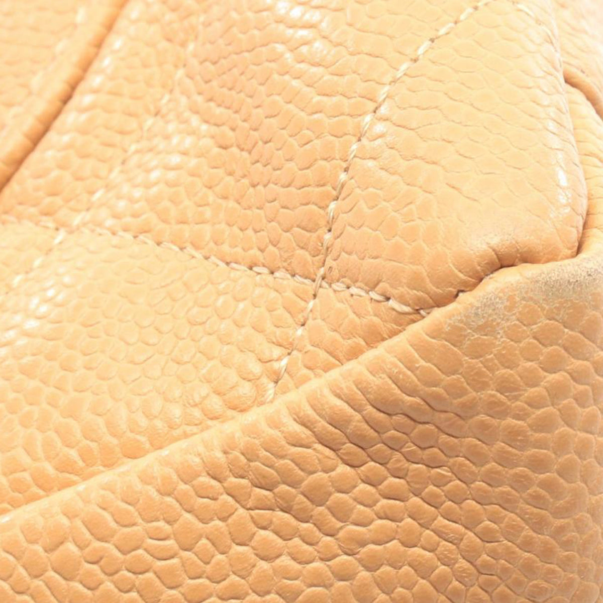 Chanel Caviar Grand Shopping Tote — Brown