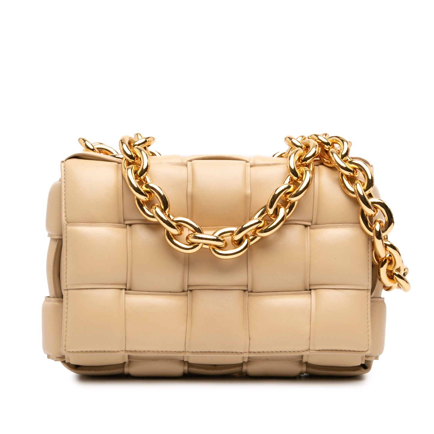 Bottega Veneta Nappa Intrecciato Padded Chain Cassette Satchel