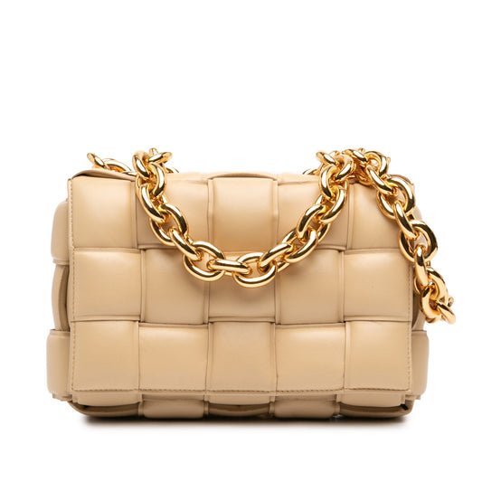 Bottega Veneta Nappa Intrecciato Padded Chain Cassette Satchel