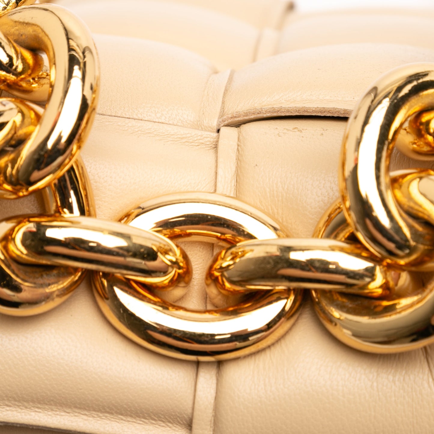 Bottega Veneta Nappa Intrecciato Padded Chain Cassette Satchel