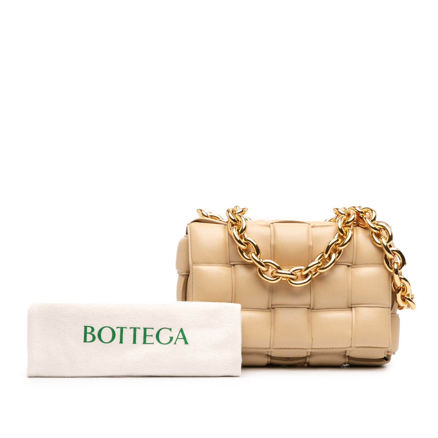 Bottega Veneta Nappa Intrecciato Padded Chain Cassette Satchel