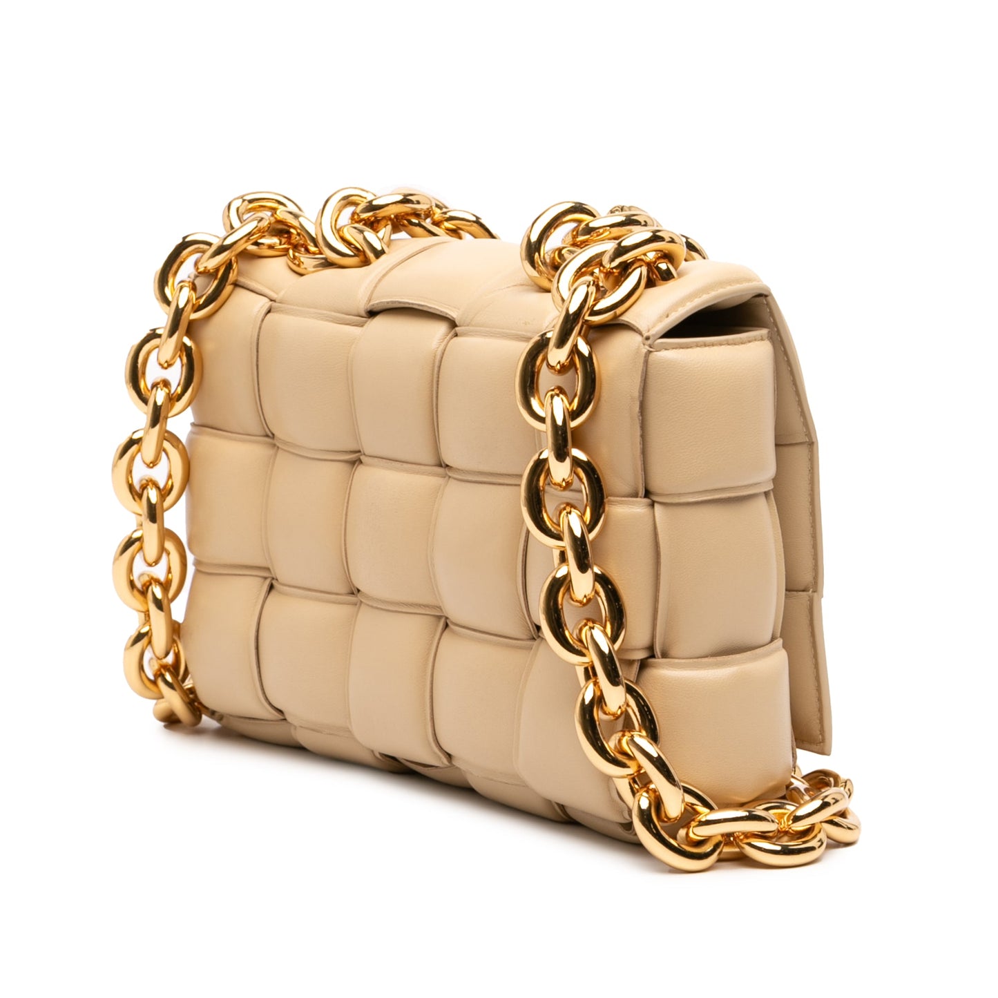 Bottega Veneta Nappa Intrecciato Padded Chain Cassette Satchel