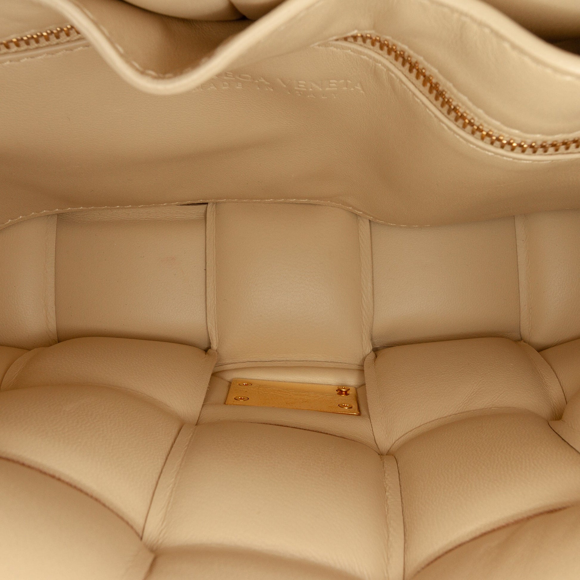 Bottega Veneta Nappa Intrecciato Padded Chain Cassette Satchel