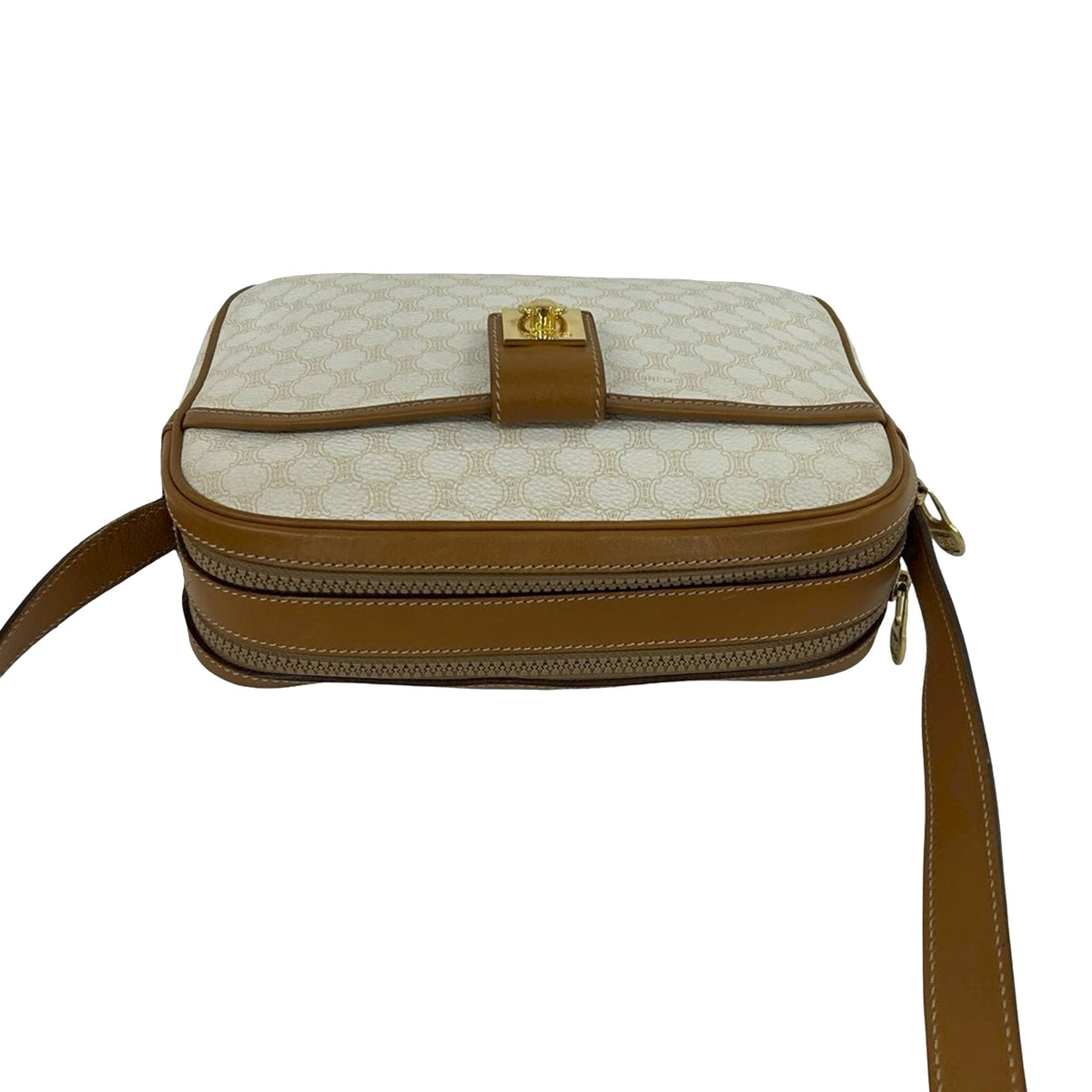Celine Triomphe Coated Canvas Crossbody