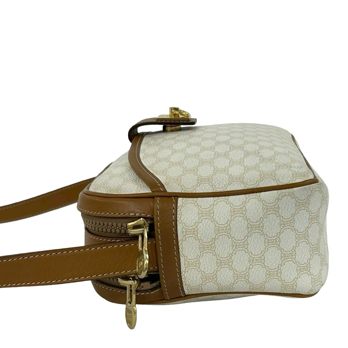 Celine Triomphe Coated Canvas Crossbody
