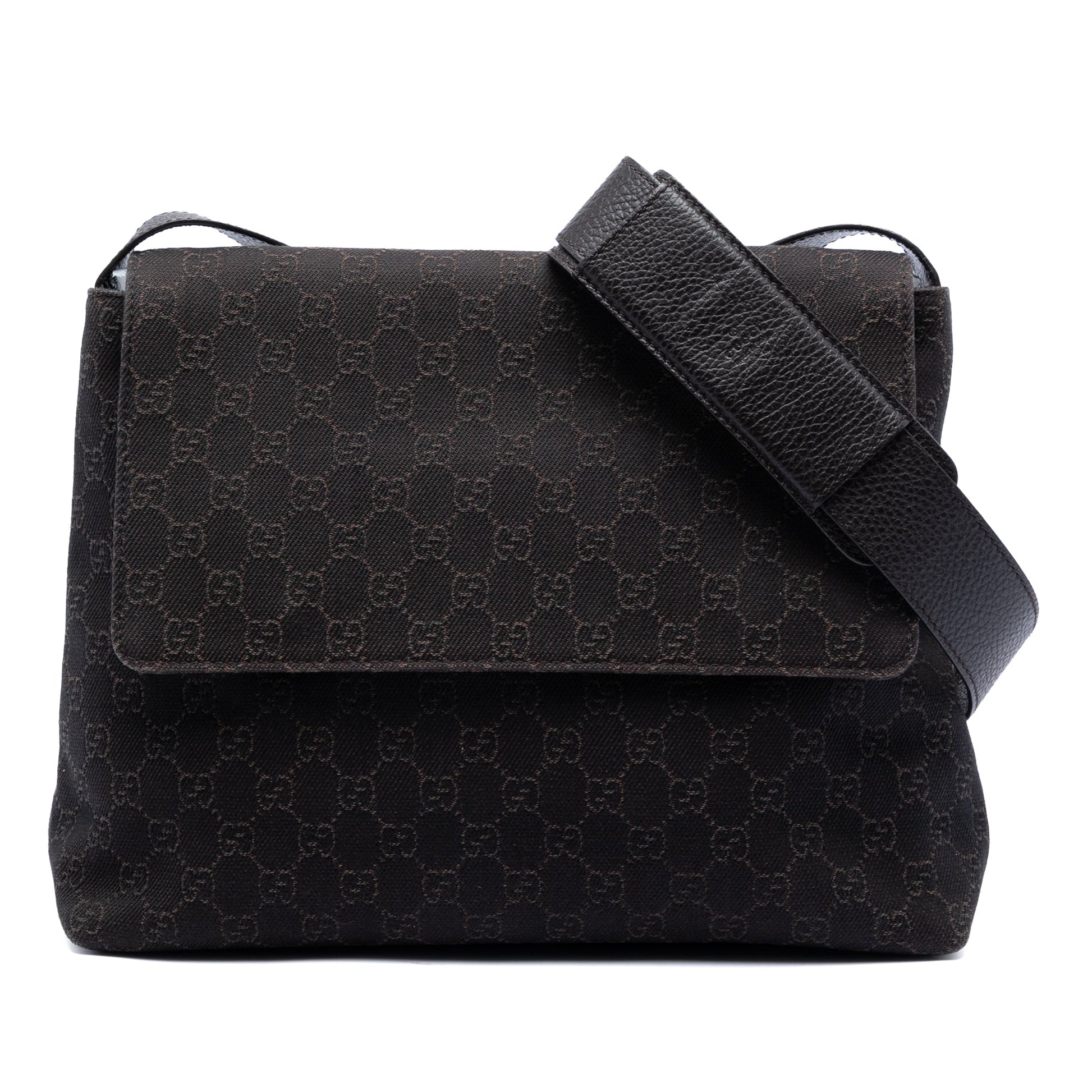 GG Denim Messenger Bag