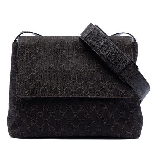 GG Denim Messenger Bag