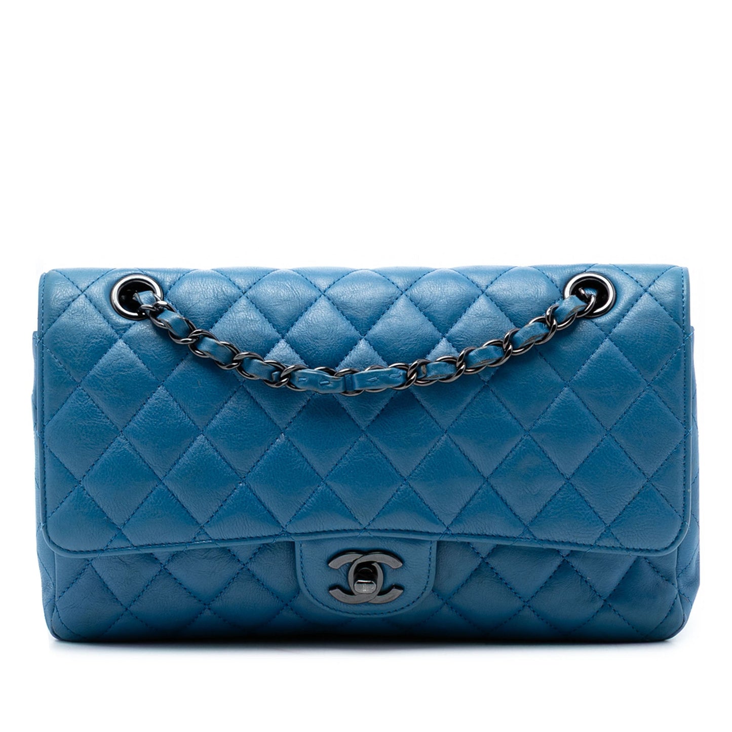 Medium Classic Calfskin Double Flap