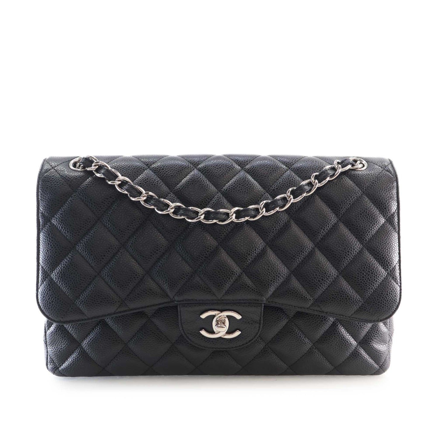 Chanel Jumbo Classic Caviar Double Flap