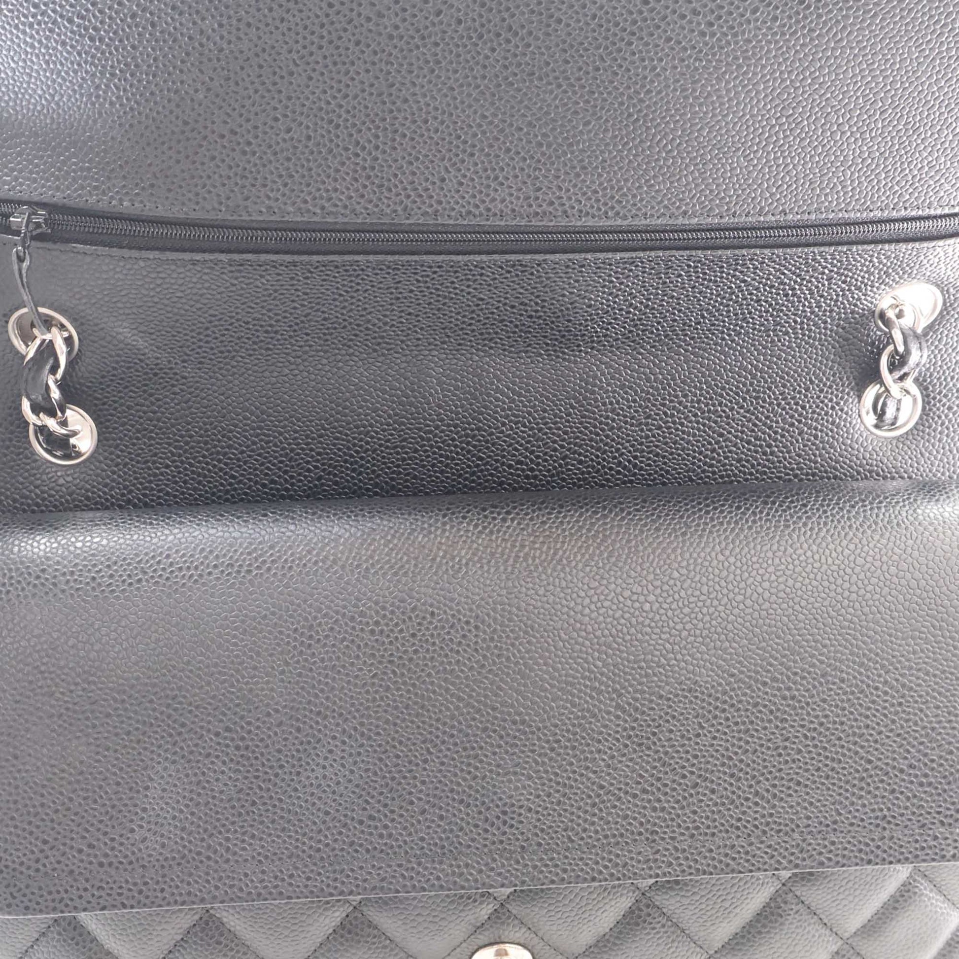 Chanel Jumbo Classic Caviar Double Flap