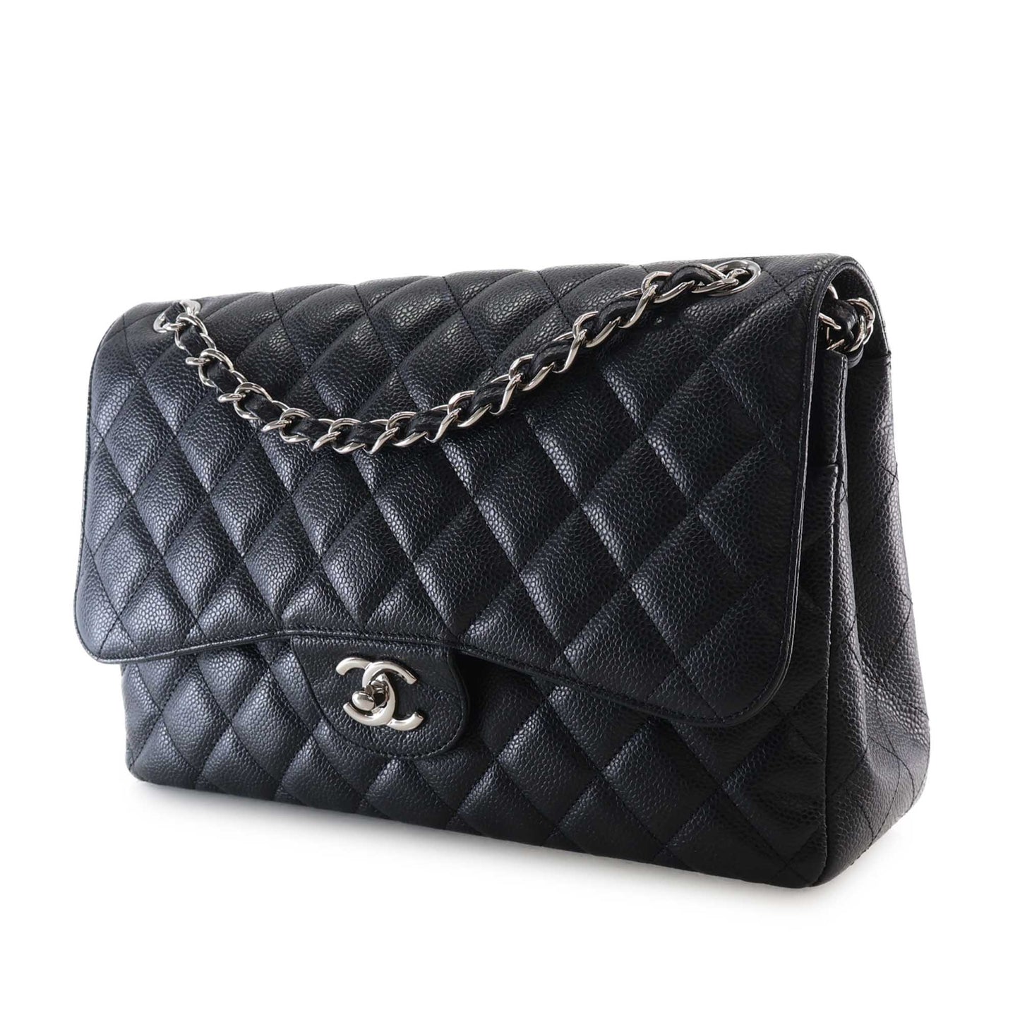 Chanel Jumbo Classic Caviar Double Flap