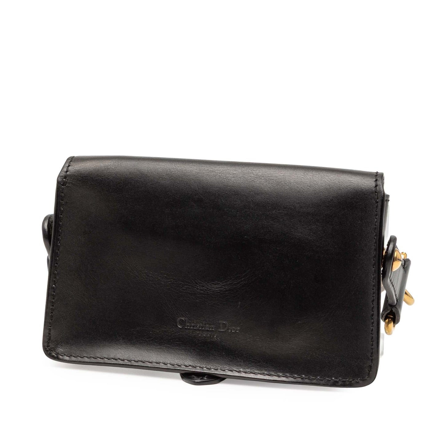 Dior Mini Leather D Bee Saddle Bag