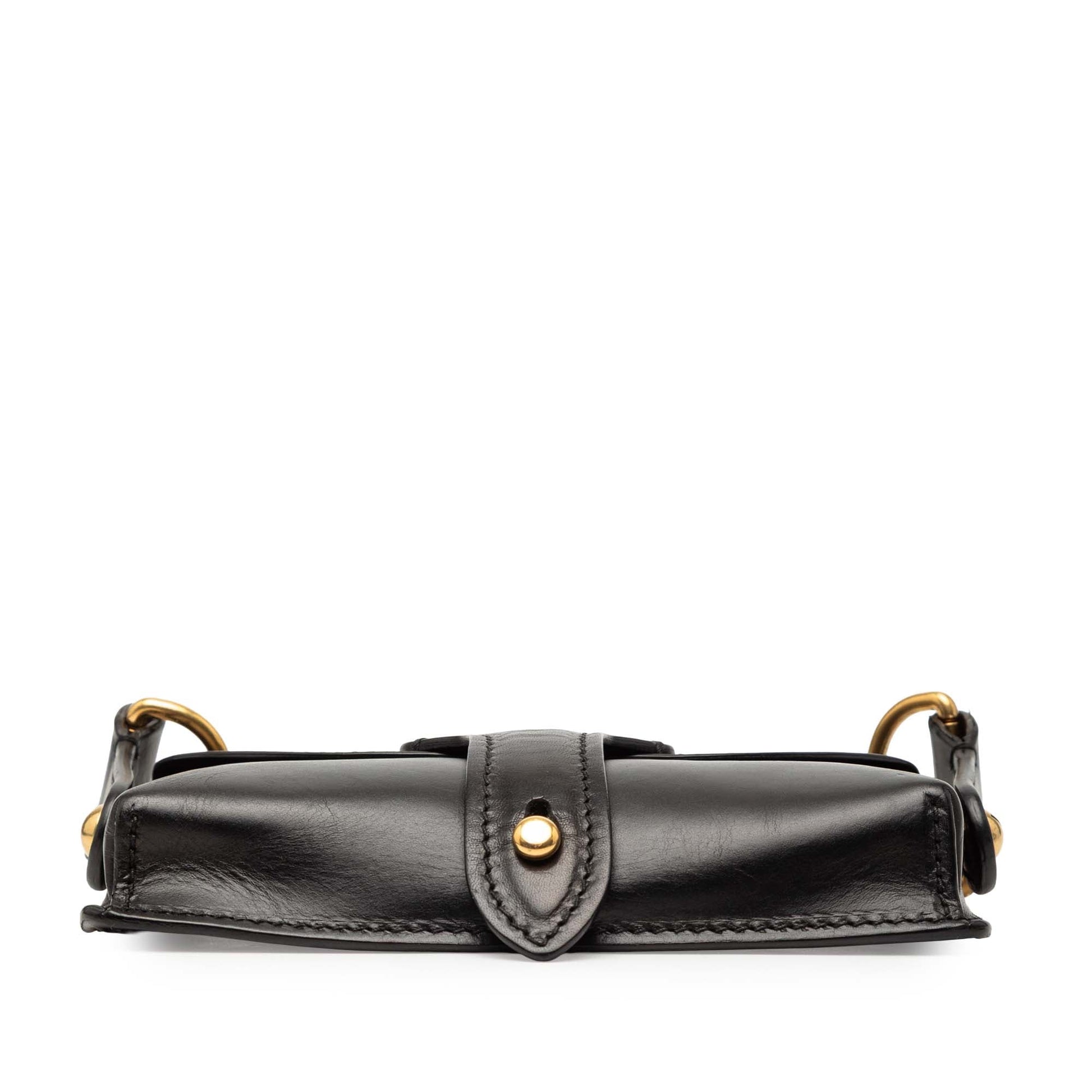 Dior Mini Leather D Bee Saddle Bag