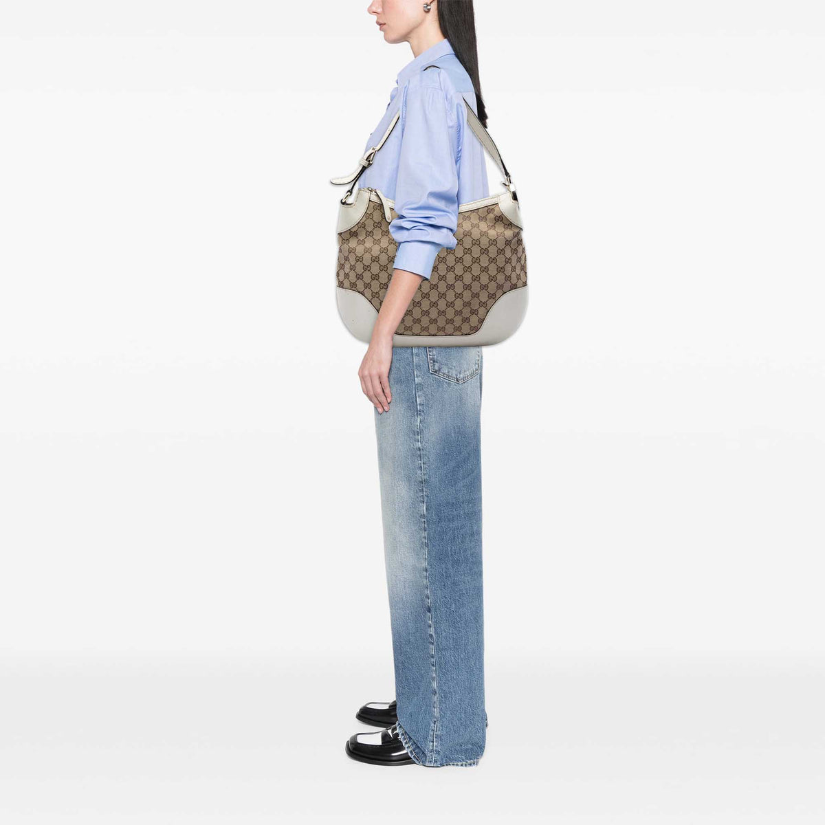 Gucci GG Canvas Charlotte Hobo