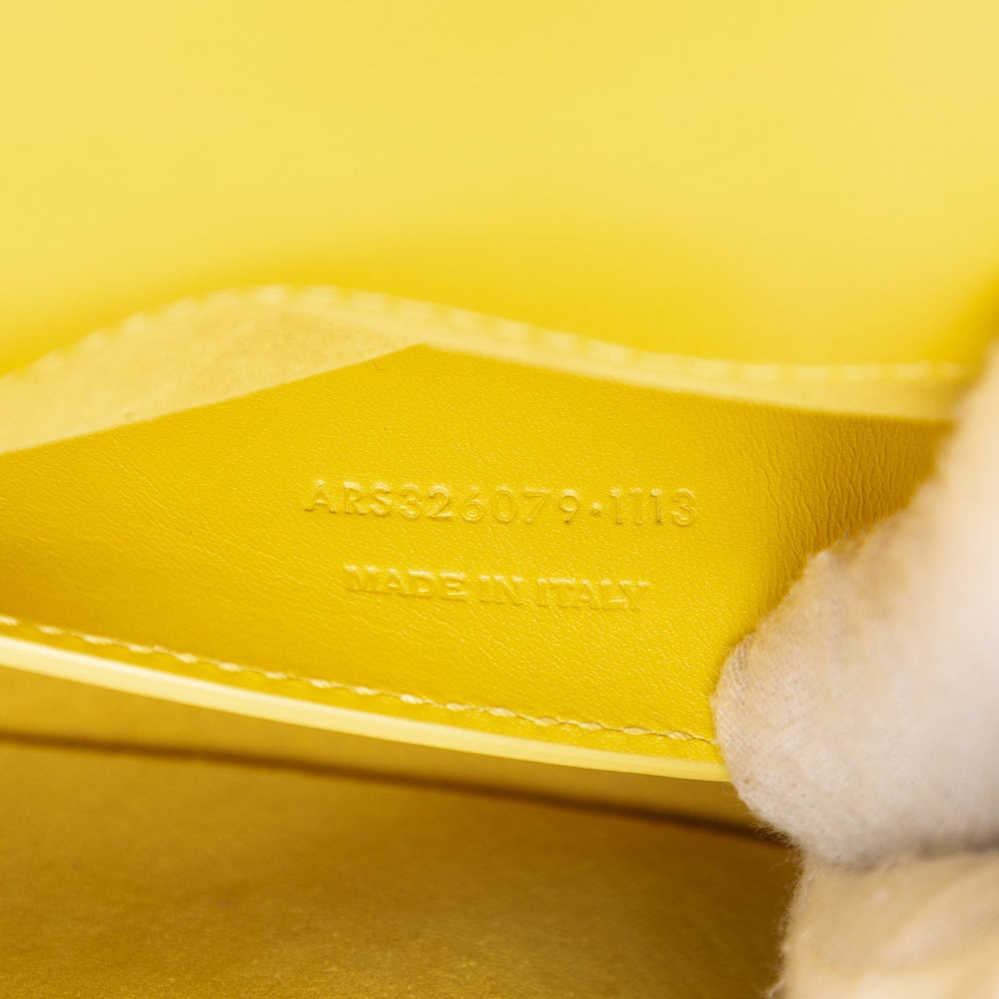 Saint Laurent Leather Monogram Cassandre Clutch