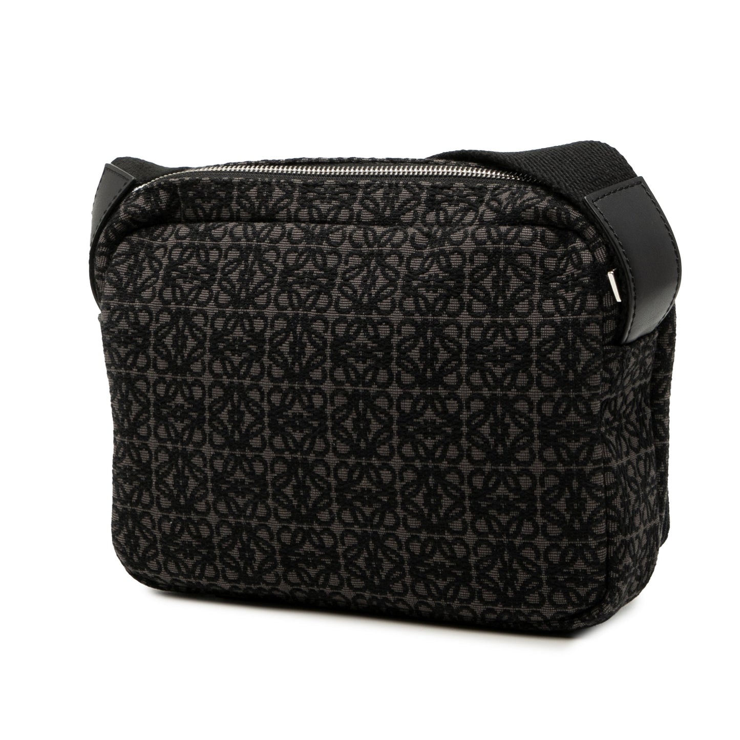 LOEWE XS Anagram Canvas Military Messenger Bag