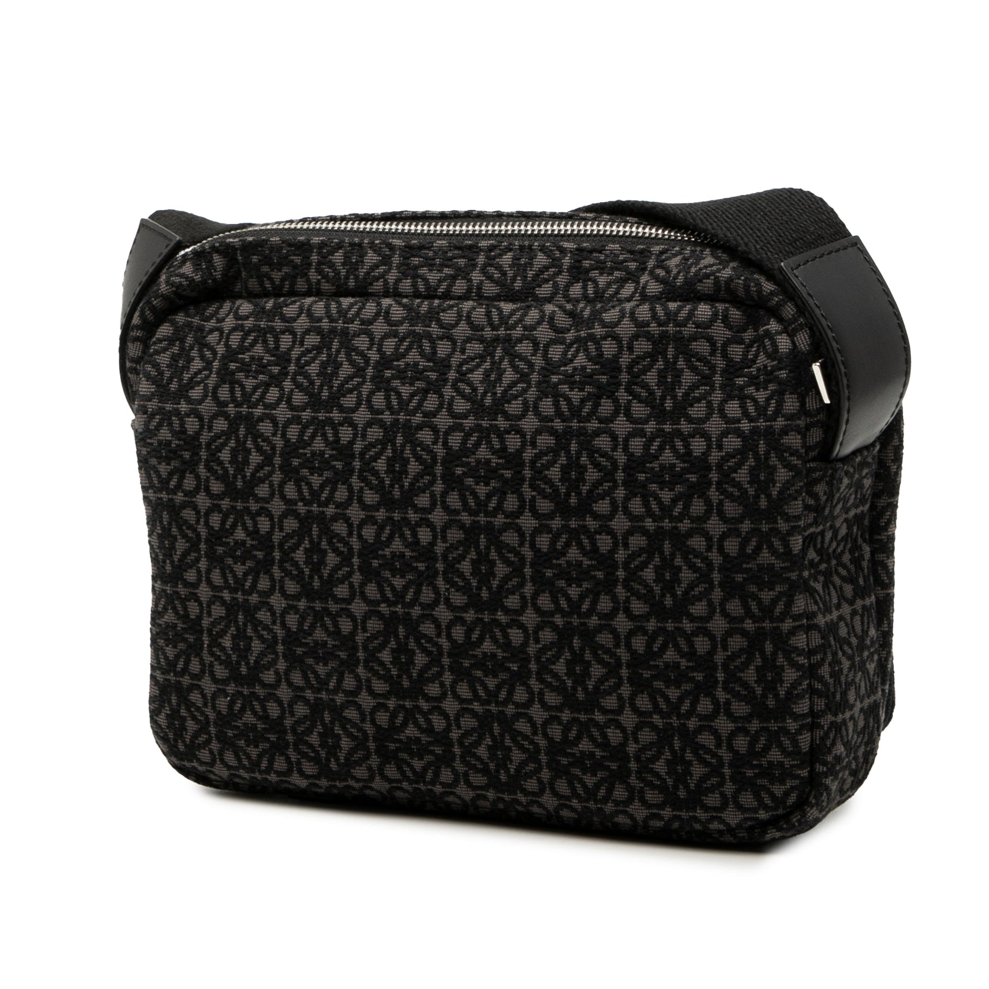 LOEWE XS Anagram Canvas Military Messenger Bag