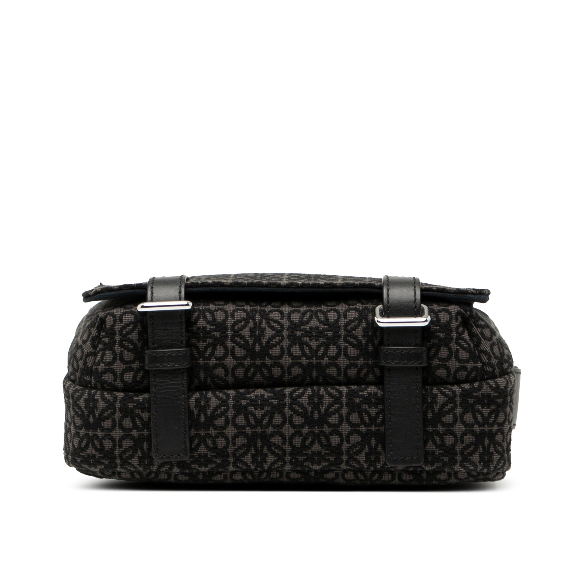 LOEWE XS Anagram Canvas Military Messenger Bag